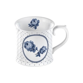 Cană din porțelan floral spot, 400 ml