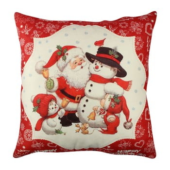 Pernă snowman and santa, 43 x 43 cm