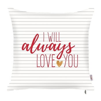 Față de pernă apolena always love you, 43 x 43 cm