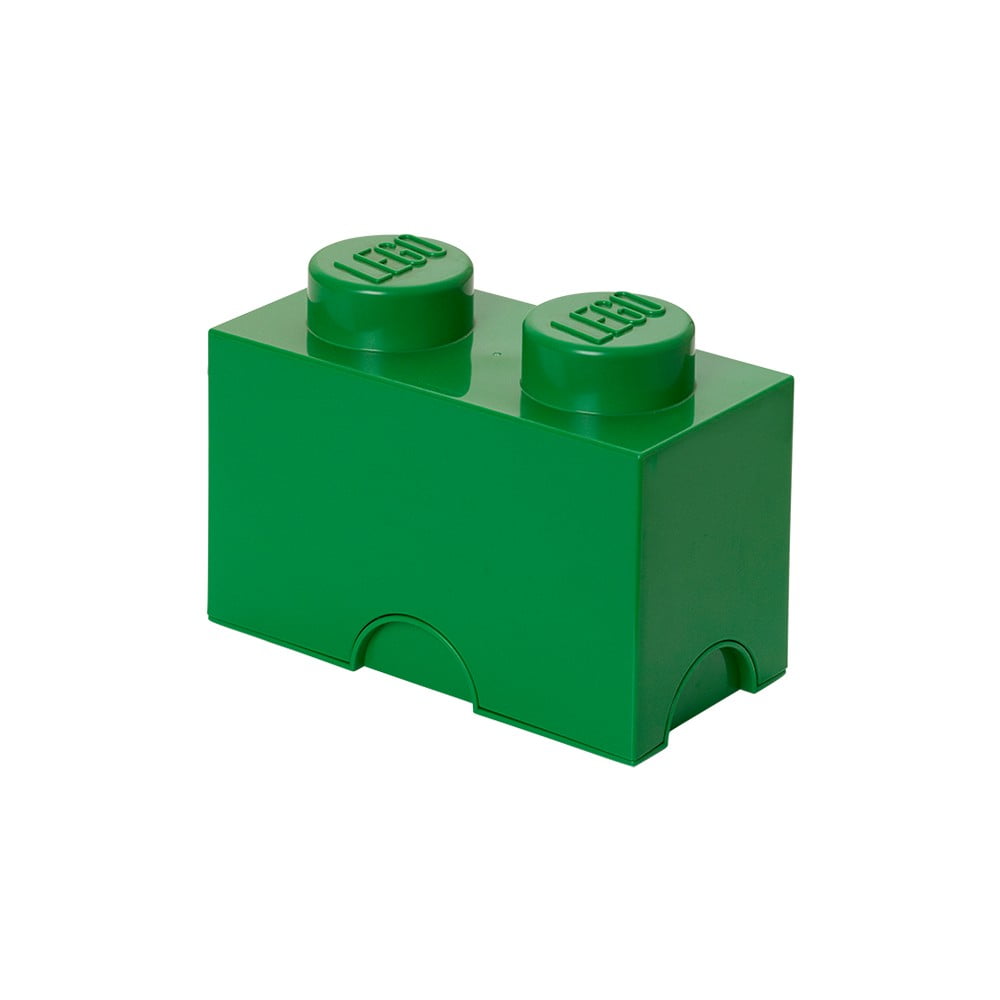 Zelený úložný dvojbox LEGO®