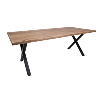 Masă din lemn de stejar house nordic montpellier smoked oiled oak, 200 x 95 cm