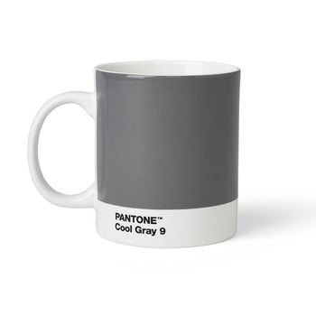 Cană pantone cool gray 9, 375 ml, gri
