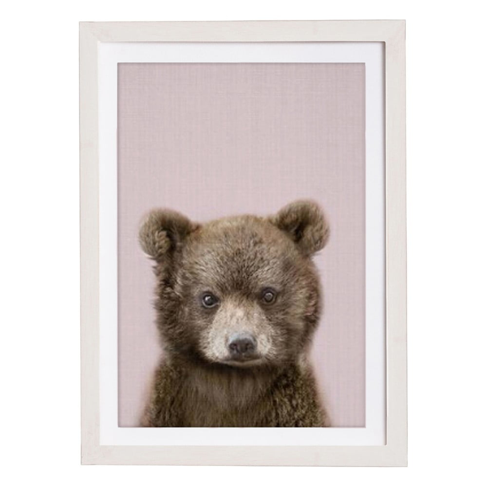 Nástěnný obraz v rámu Querido Bestiario Baby Bear, 30 x 40 cm
