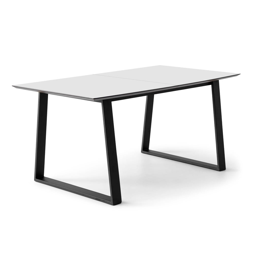 Bílý rozkládací jídelní stůl s bílou deskou 90x165 cm Meza – Hammel Furniture