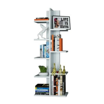 Bibliotecă tree, alb