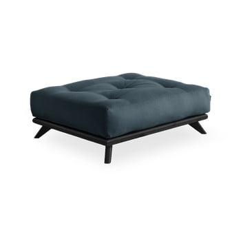 Taburet karup design senza black/petrol blue, albastru petrol