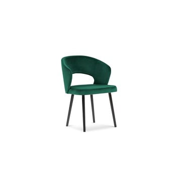 Scaun cu înveliș de catifea windsor & co sofas elpis, verde