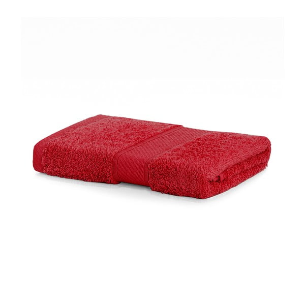 Červený ručník DecoKing Bamby Red, 50 x 100 cm