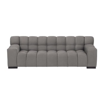Canapea cu trei locuri windsor & co sofas moon, gri deschis