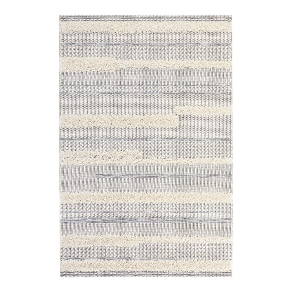 Šedý koberec Mint Rugs Handira Stripes, 194 x 290 cm