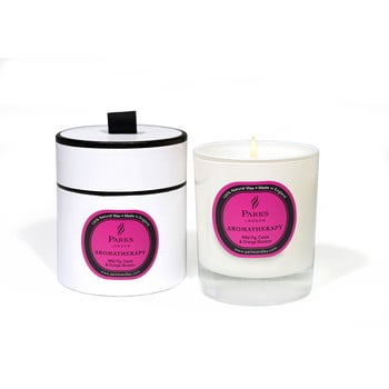 Lumânare parfumată parks candles london aromatherapy, aromă de smochin și floare de portocal, 50 ore