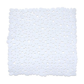 Covor baie anti-alunecare wenko drop, 54 x 54 cm, alb