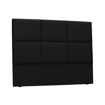Tăblie tapițată pentru pat the classic living aude, 160 x 120 cm, negru