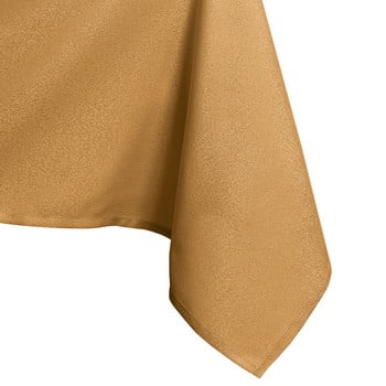 Față de masă ameliahome empire gold, 140 x 400 cm, maro muștar