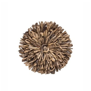 Decorațiune de perete din lemn reciclat woox living drift, ⌀ 70 cm