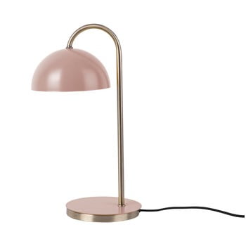 Veioză cu structură metalică leitmotiv decova, roz mat