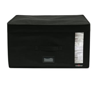 Cutie depozitare cu vacuum compactor infinity, capacitate 100 l, negru