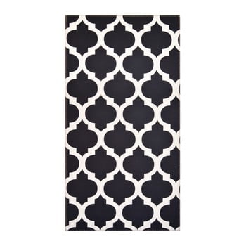 Covor vitaus elisabeth, 50 x 80 cm, negru-alb