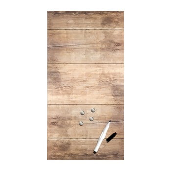 Tablă magnetică styler wood, 30 x 60 cm