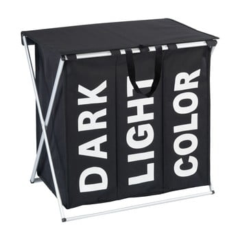 Coș de rufe wenko trio, 118 l, negru