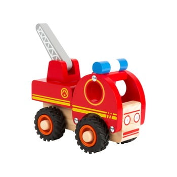Mașinuță de pompieri din lemn pentru copii legler tractor