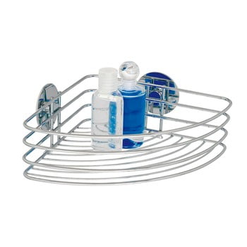 Etajeră colțar autoadezivă wenko turbo-loc, 20 x 26,5 cm