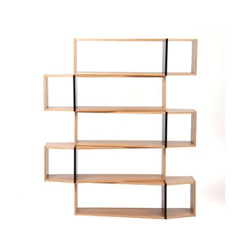 Set 5 rafturi temahome one, 120 x 175 cm, maro
