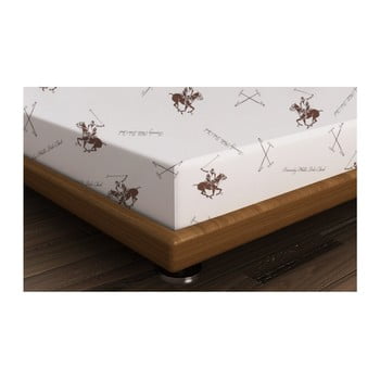 Cearșaf din bumbac polo brown, 240 x 260 cm
