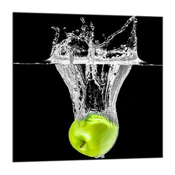 Tablou styler glasspik green fruits, 20 x 20 cm