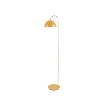 Lampadar cu structură metalică leitmotiv decova, galben mat