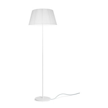Lampadar sotto luce kami, Ø 45 cm, alb