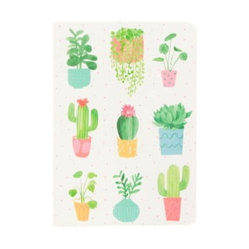 Caiet sass & belle pastel cactus