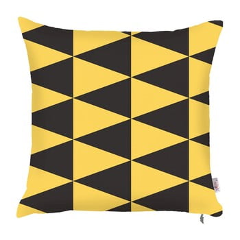 Faţă de pernă apolena yellow triangles, 43 x 43 cm