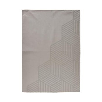 Prosop de bucătărie din bumbac 100% zone hexagon, 50 x 70 cm, gri maro