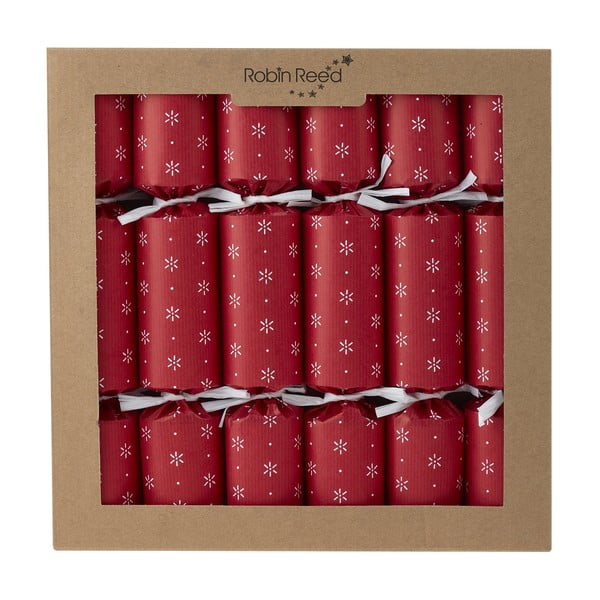 Sada 6 vánočních crackerů Robin Reed Paper Decorations