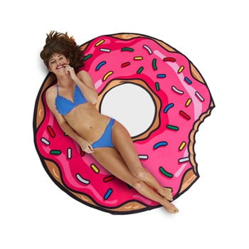 Pătură pentru plajă big mouth inc. donut, ⌀ 152 cm