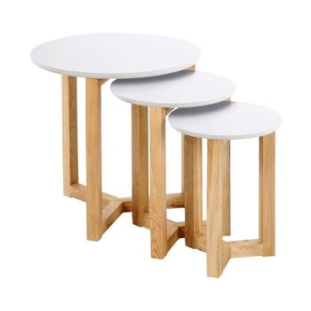 Set 3 măsuțe auxiliare actona osaka