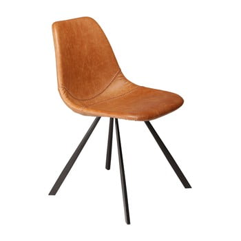 Scaun din piele ecologică dan–form pitch, maro
