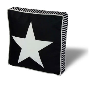 Pernă pentru scaun gravel star b&w, 42 x 42 cm, cu umplutură