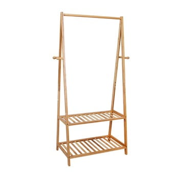 Suport de haine din bambus songmics, înălțime 152 cm