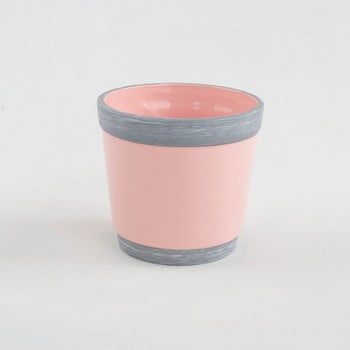Ghiveci din ceramică dakls, ø 13,5 cm, roz