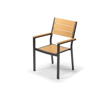 Scaun de grădină timpana verona, maro cappuccino-gri