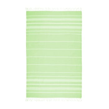 Prosop de plajă Kate Louise Cotton Collection Classic, 100 x 180 cm, verde