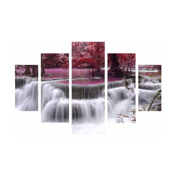 Tablou din mai multe piese waterfall, 92 x 56 cm