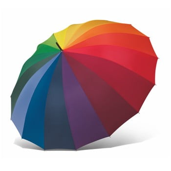 Umbrelă colorată Ambiance Rainbow, ⌀ 130 cm