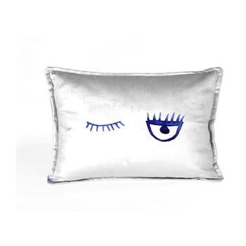 Față de pernă decorativă velvet atelier lulu, 50 x 25 cm, alb