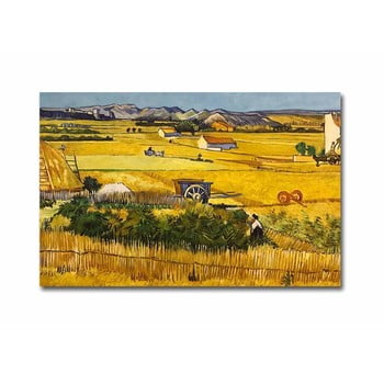 Reproducere tablou pe pânză Vincent Van Gogh The Harvest, 100 x 70 cm