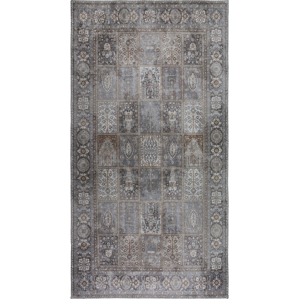 Šedý pratelný běhoun 80x200 cm Vintage Orient – Vitaus