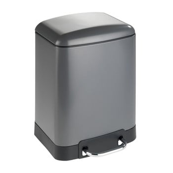 Coș de gunoi cu pedală wenko studio, 6 l, gri