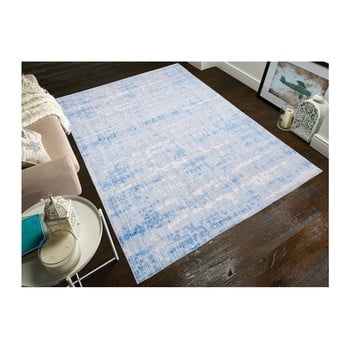 Covor cu rezistență la pete floorita abstract light blue, 120 x 180 cm